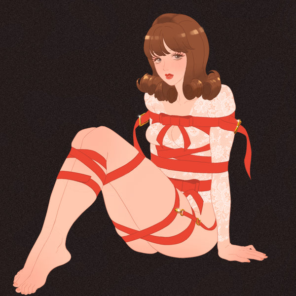 Bowknot Lower Body Strap Restraint