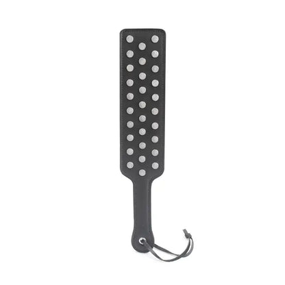 Noir Sovereign Heavy Leather Studded Paddle