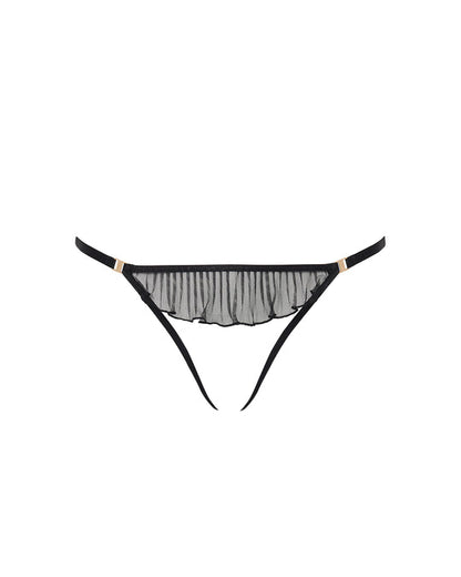 Matisse Sheer Open Panty Black