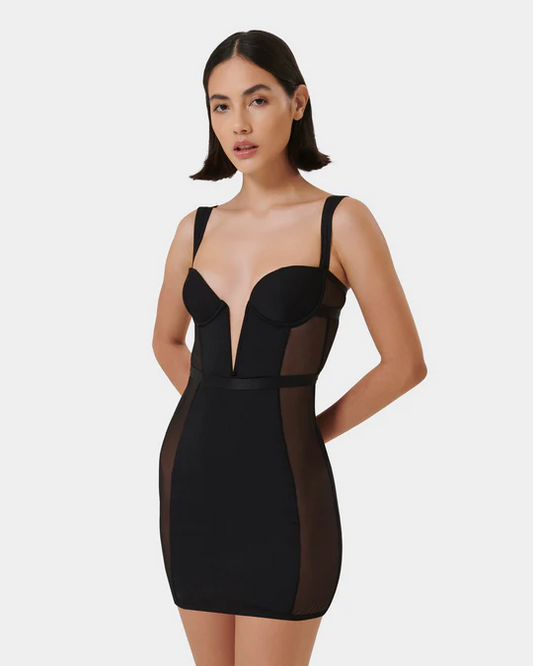 Lara Wired Dress Black