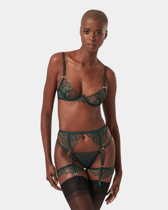Laurel Wired Bra Garden Green