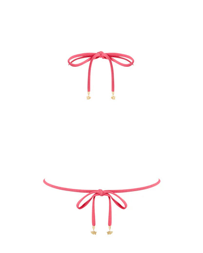 Cadiz Triangle Bikini Top Pink Lemonade