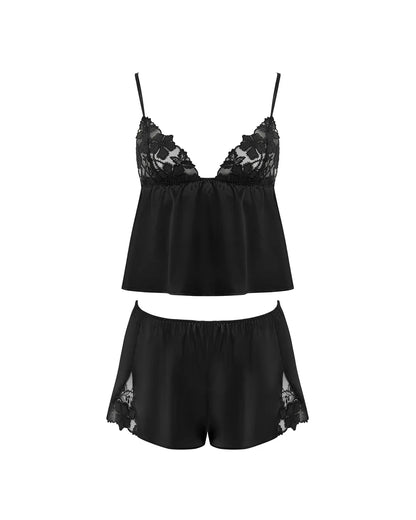 Alara Luxury Satin Cami and Short Set