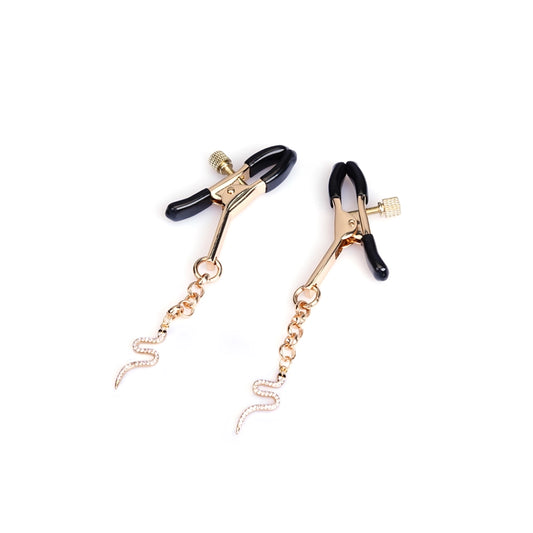 Gold Serpent Nipple Clamps