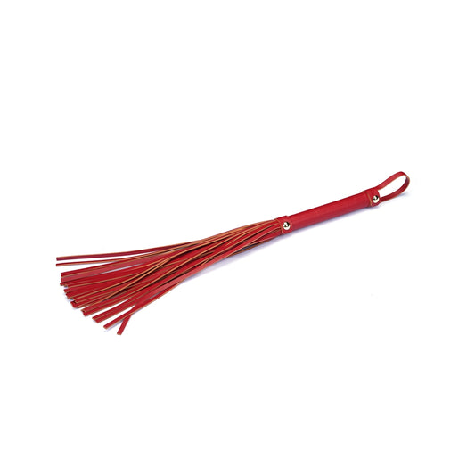 Red Vegan Leather Flogger