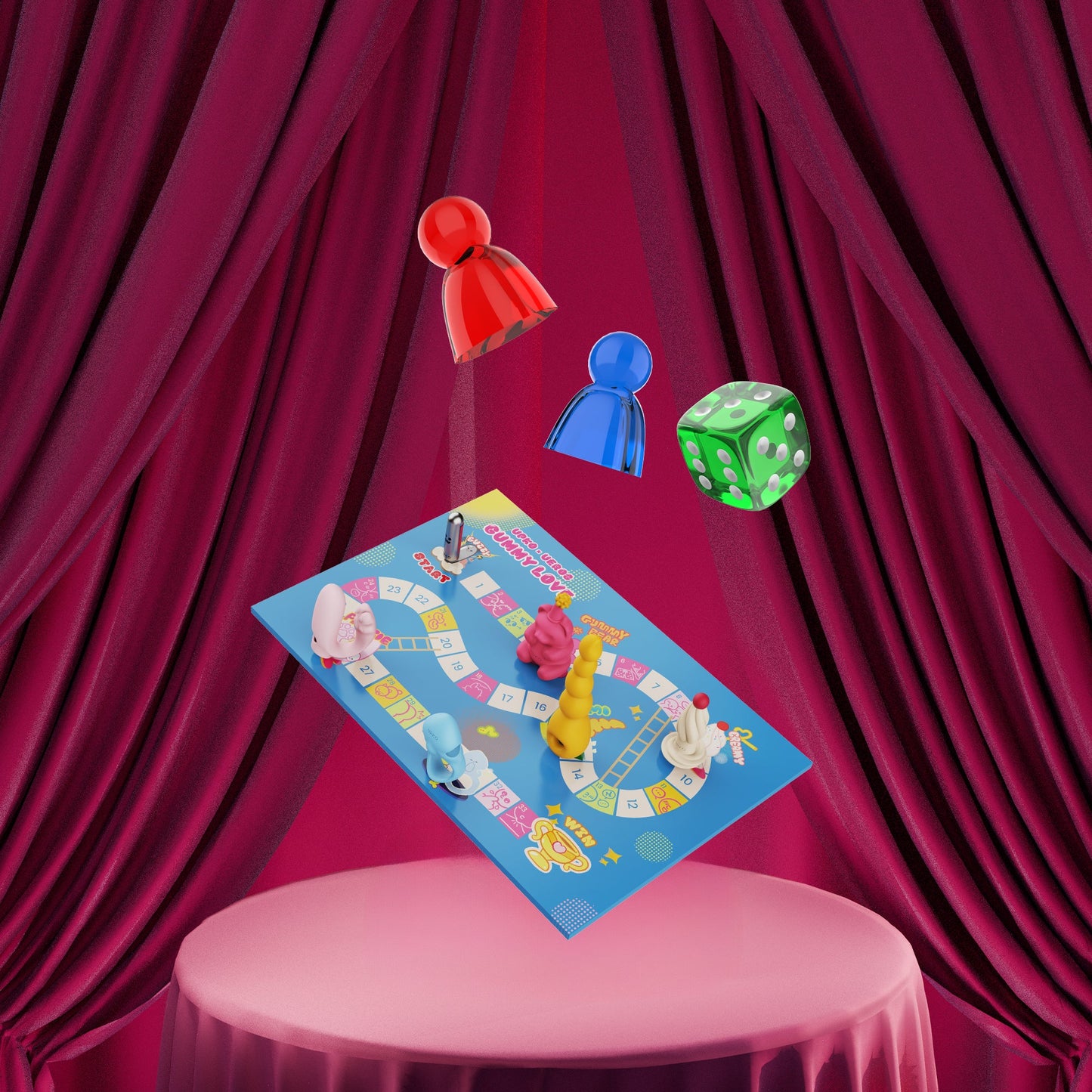 Gummy Love Game & Toy Set