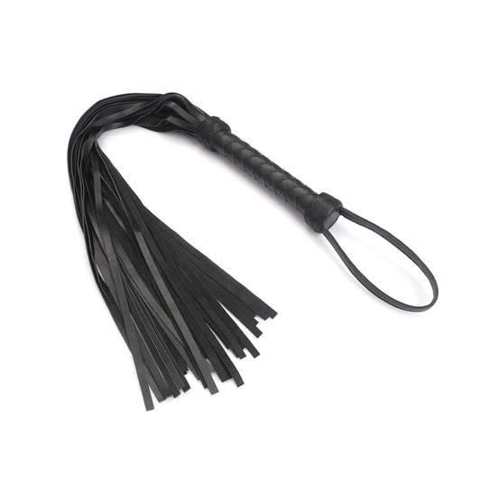 Le Souverin Heavy Leather Braided Flogger