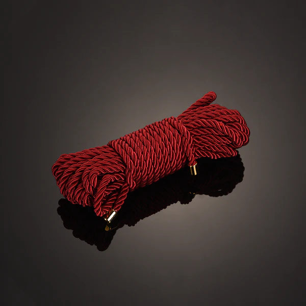 Ruby Red Silky Satin Bondage Rope