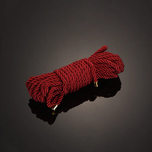 Ruby Red Silky Satin Bondage Rope