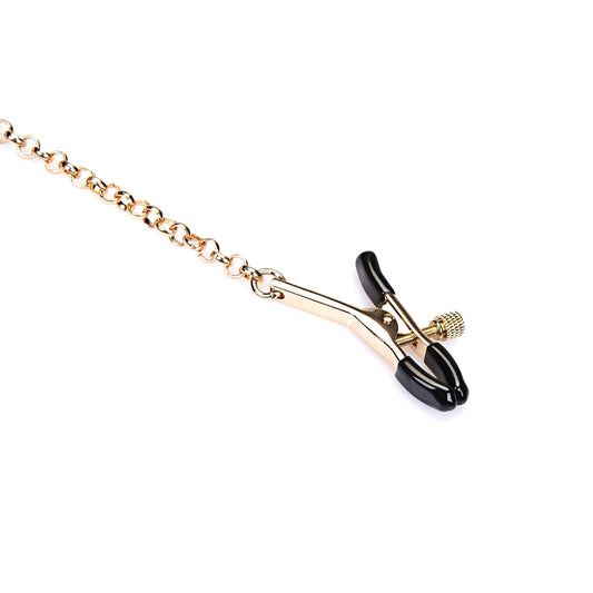 Alligator Nipple Clamp Gold
