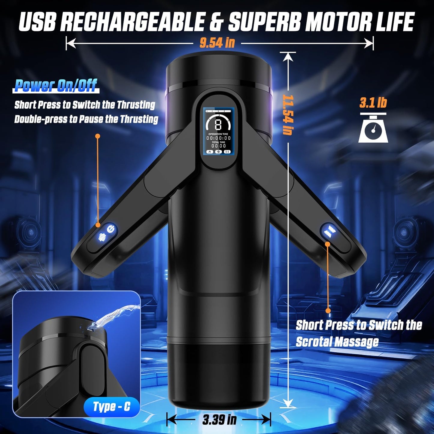 The Wing Automatic Male Masturbator