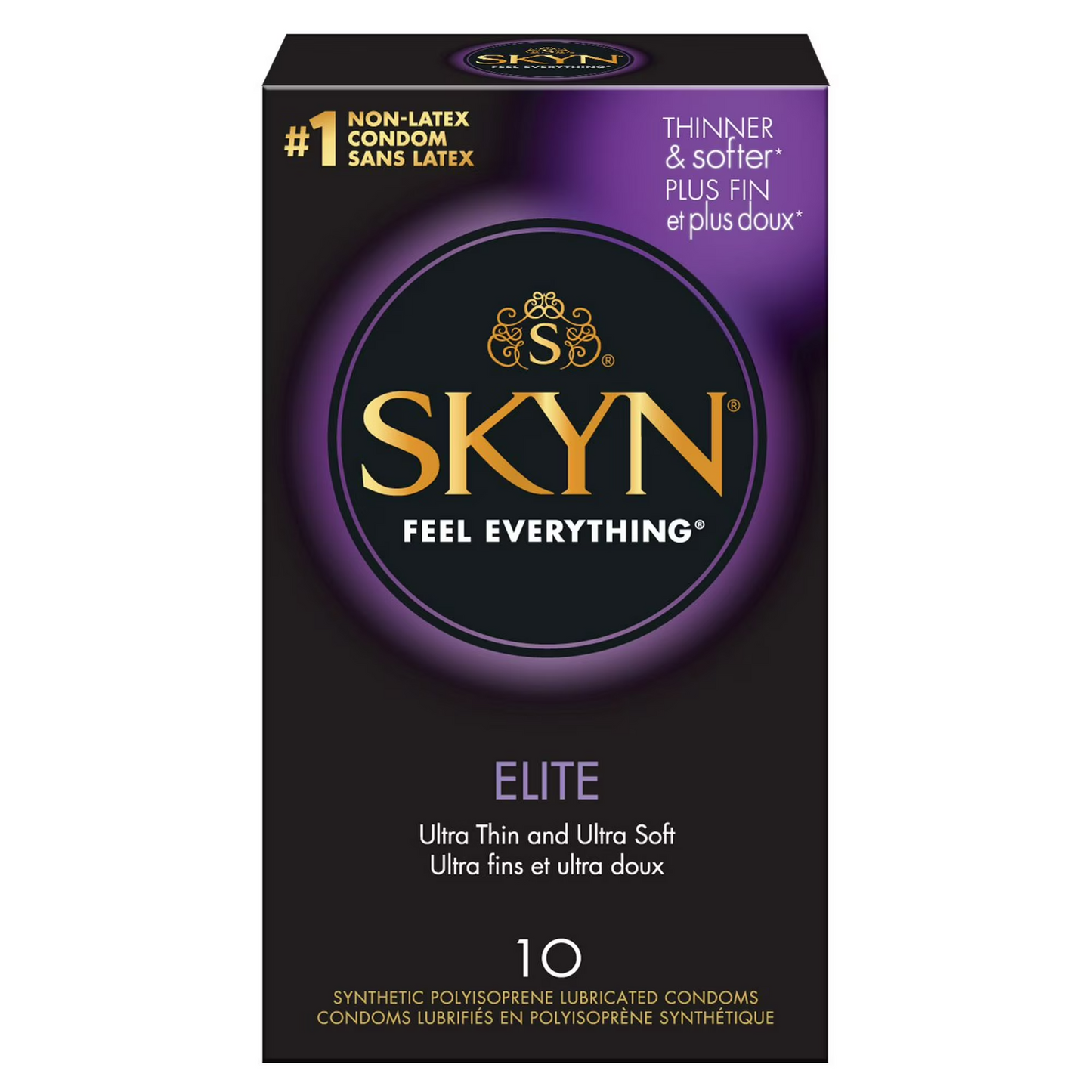 LifeStyles Skyn Non-Latex Condoms Elite 10 Pack
