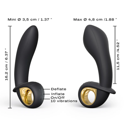 Deep Expand Inflatable Vibrator