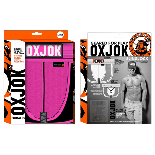 SLINGJOCK, upthrust slider-strap jock, PINK SKY, SMALL