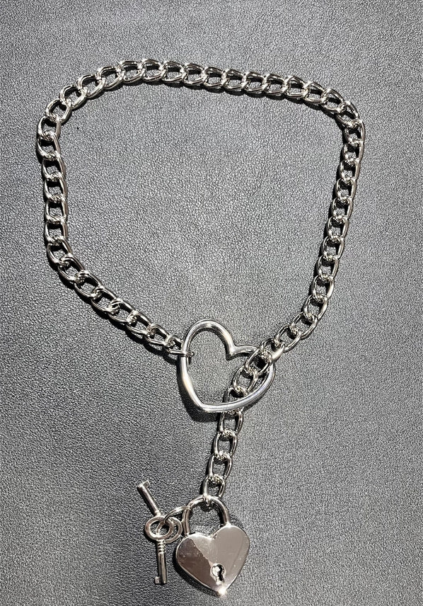 Heart Slip Chain Choker