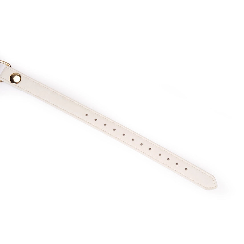 Plush Velour Creamy  Ball Gag