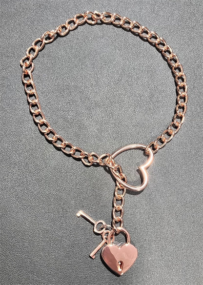 Heart Slip Chain Choker
