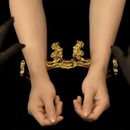 Aurum Wave Metal Handcuffs