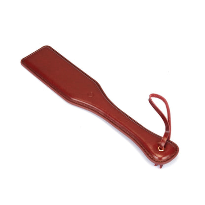 Oxblood Deluxe Red Leather Paddle