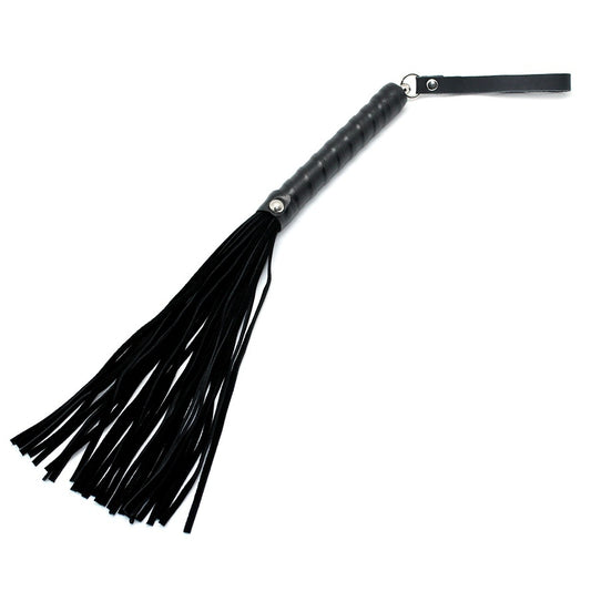 Black Leather Wrapped Flogger
