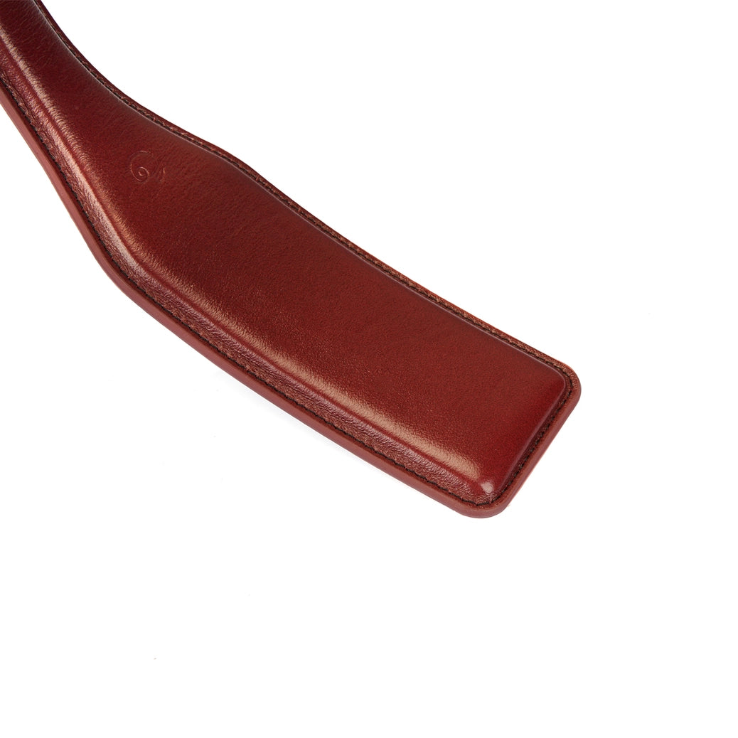 Oxblood Deluxe Red Leather Paddle