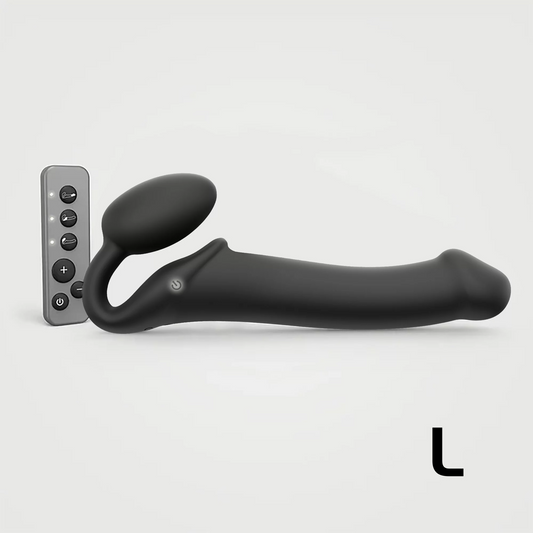 Vibrating Bendable Strap-On Large