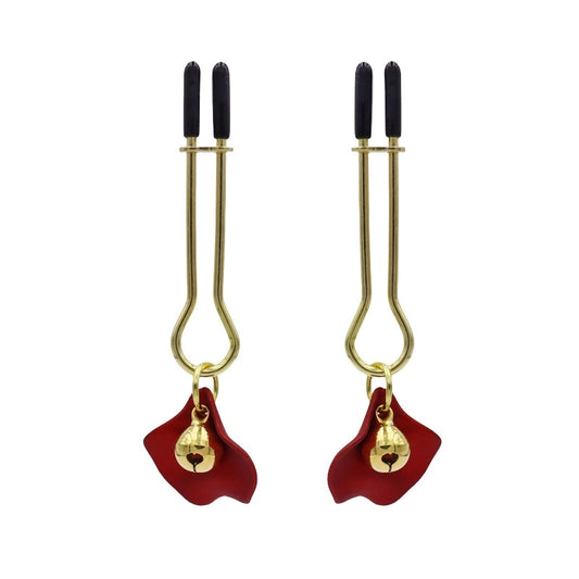 Rose Petal Bell Nipple Clamps