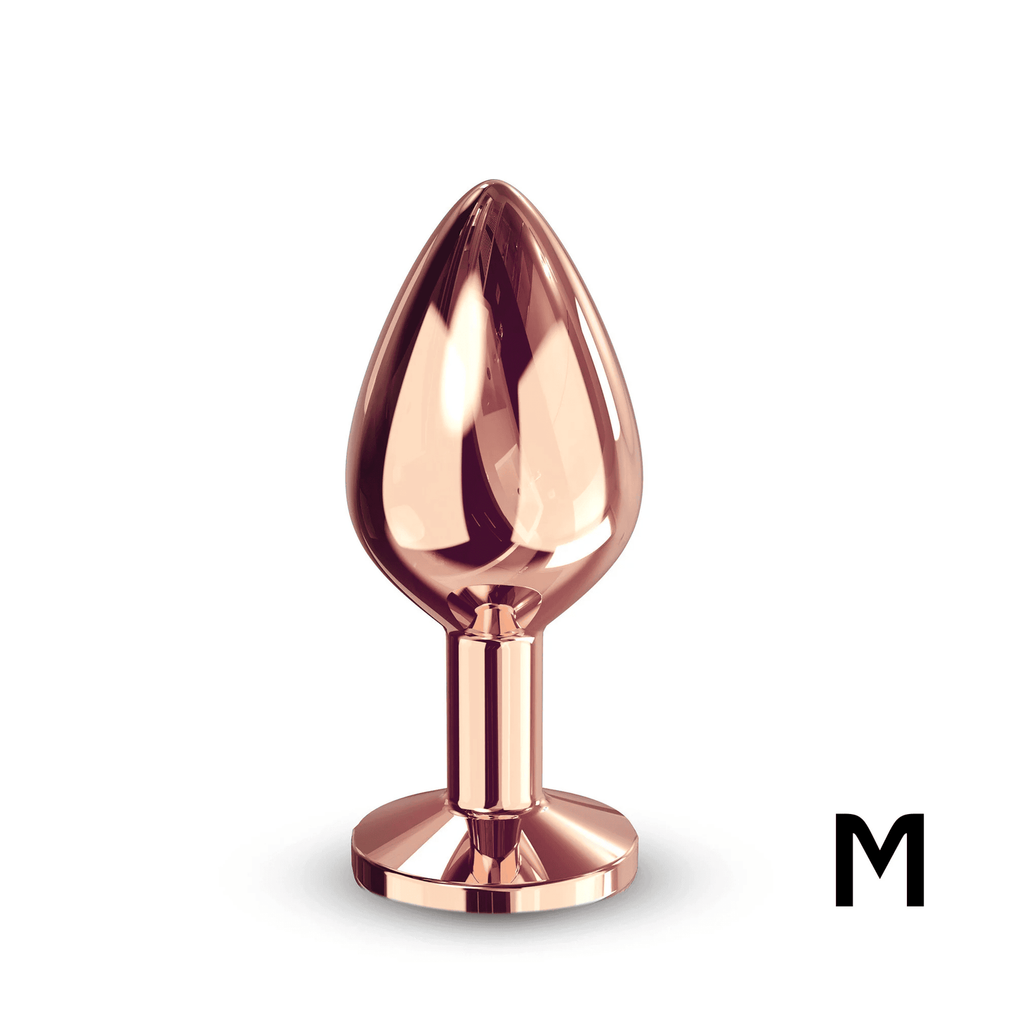 Rose Gold Black Diamond Plug Medium