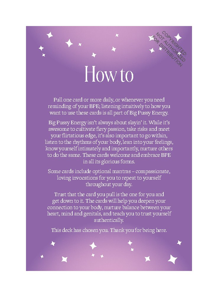 Big Pussy Energy Deck