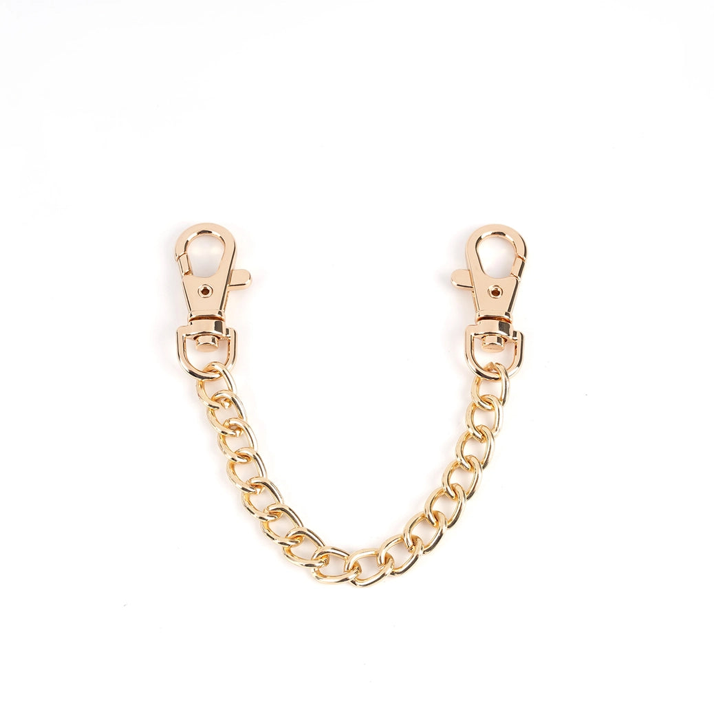 Snow Blossom Leather Hand Cuffs