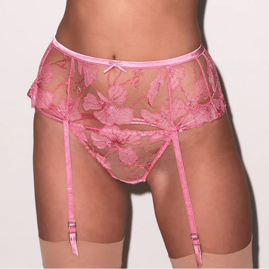 Fleur du Mal Harper Embroidery G-String