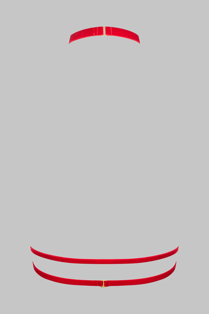 Maison Close Les Fetiches Harness Rouge