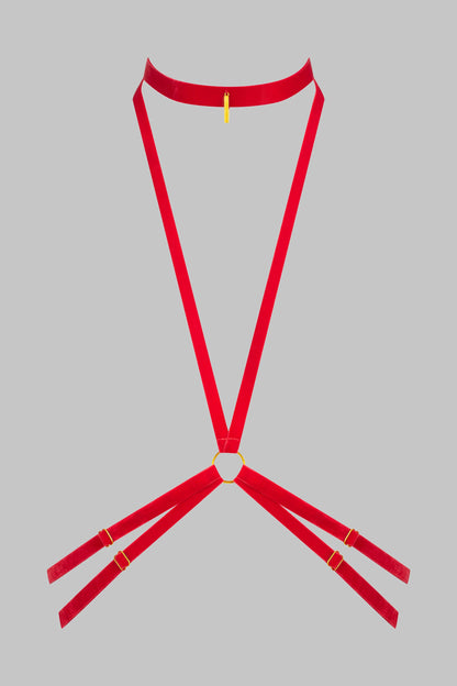 Maison Close Les Fetiches Harness Rouge