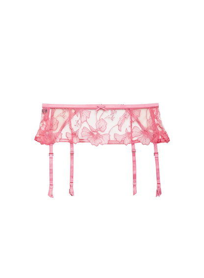 Fleur du Mal Harper Embroidery Garter Belt