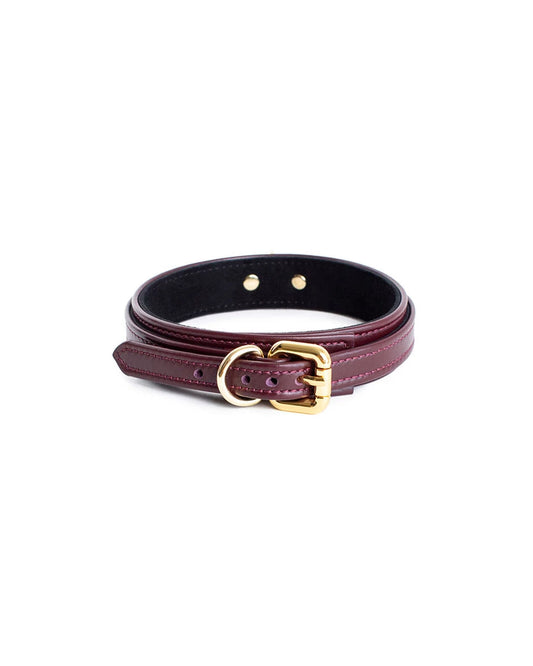 Dita Mini Collar Burgundy