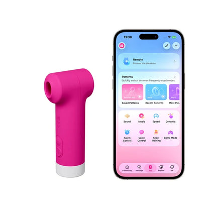 Fizz Dual-Head Clitoral Vibrator with Suction & Tapping Stimulation