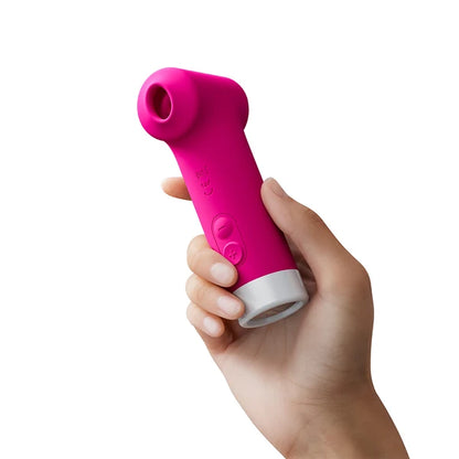 Fizz Dual-Head Clitoral Vibrator with Suction & Tapping Stimulation