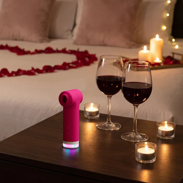 Fizz Dual-Head Clitoral Vibrator with Suction & Tapping Stimulation