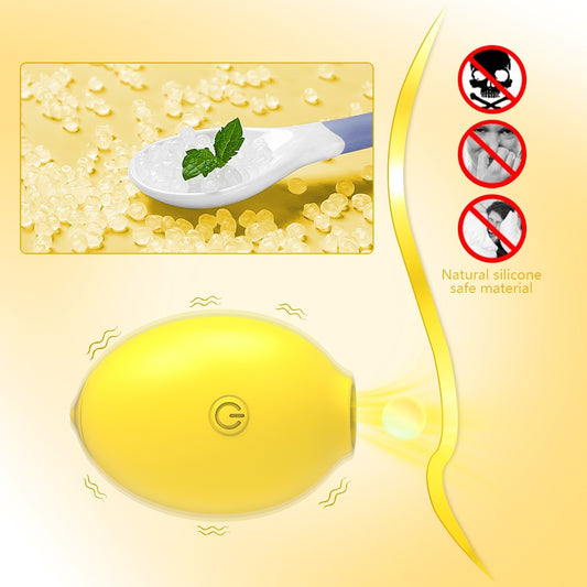 Zesty Lemon Clitoral Suction Vibrator