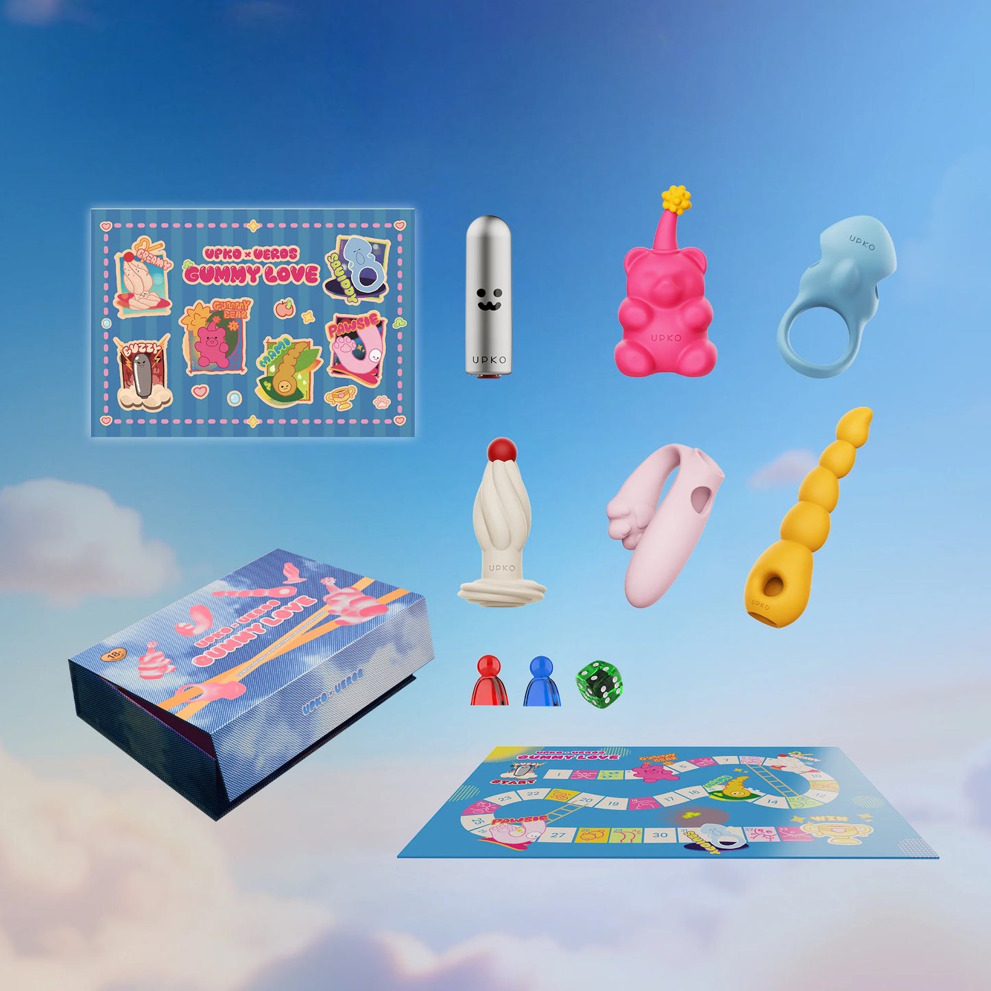 Gummy Love Game & Toy Set