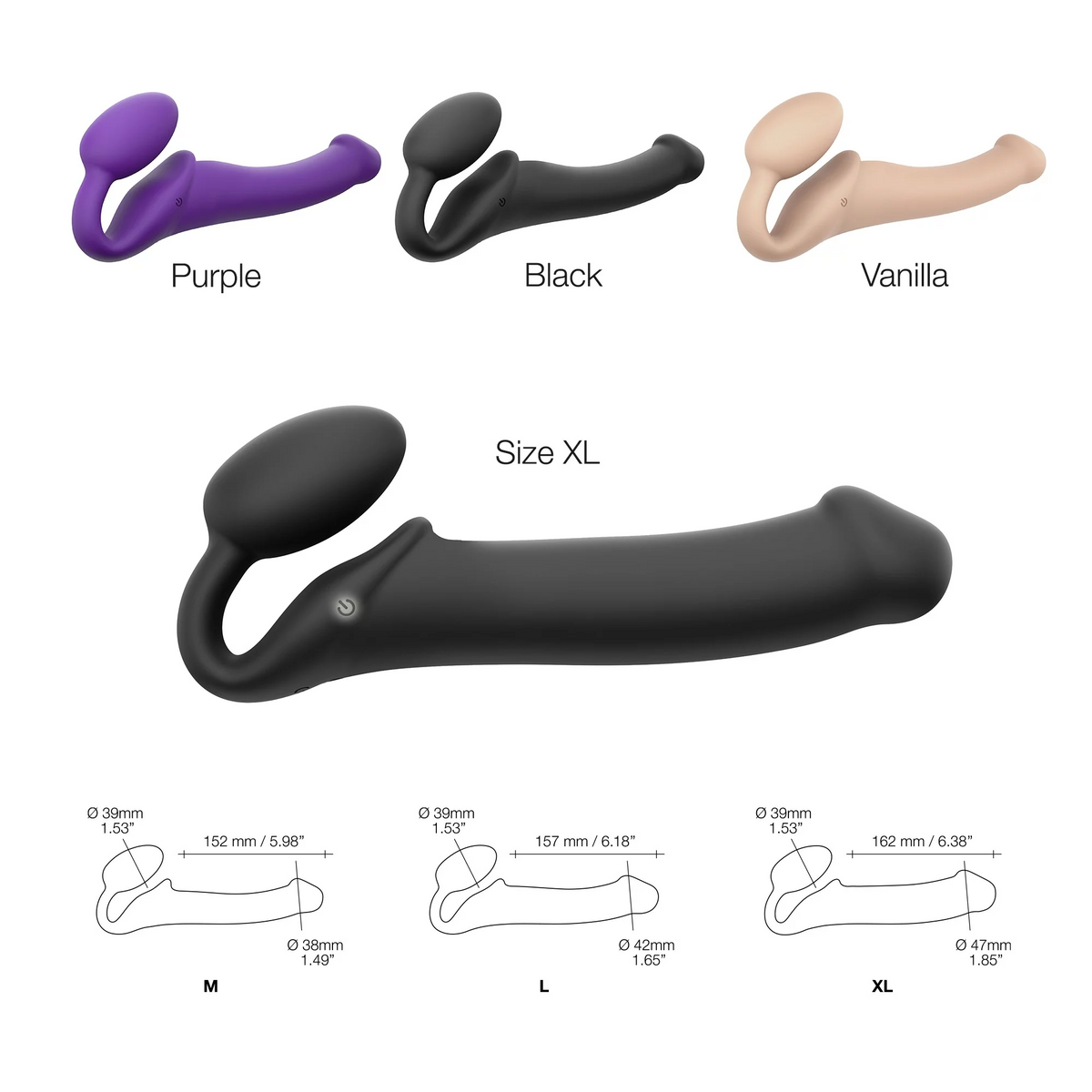 XL Strap On Dildo