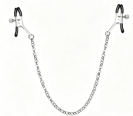 Alligator Nipple Clamp Silver