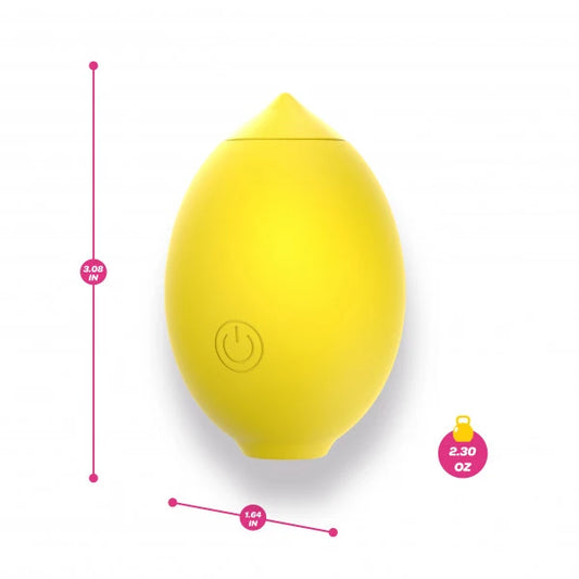 Zesty Lemon Clitoral Suction Vibrator
