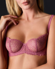 Allegra Balconette Bra Rose