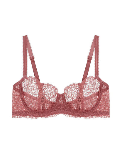 Allegra Balconette Bra Rose
