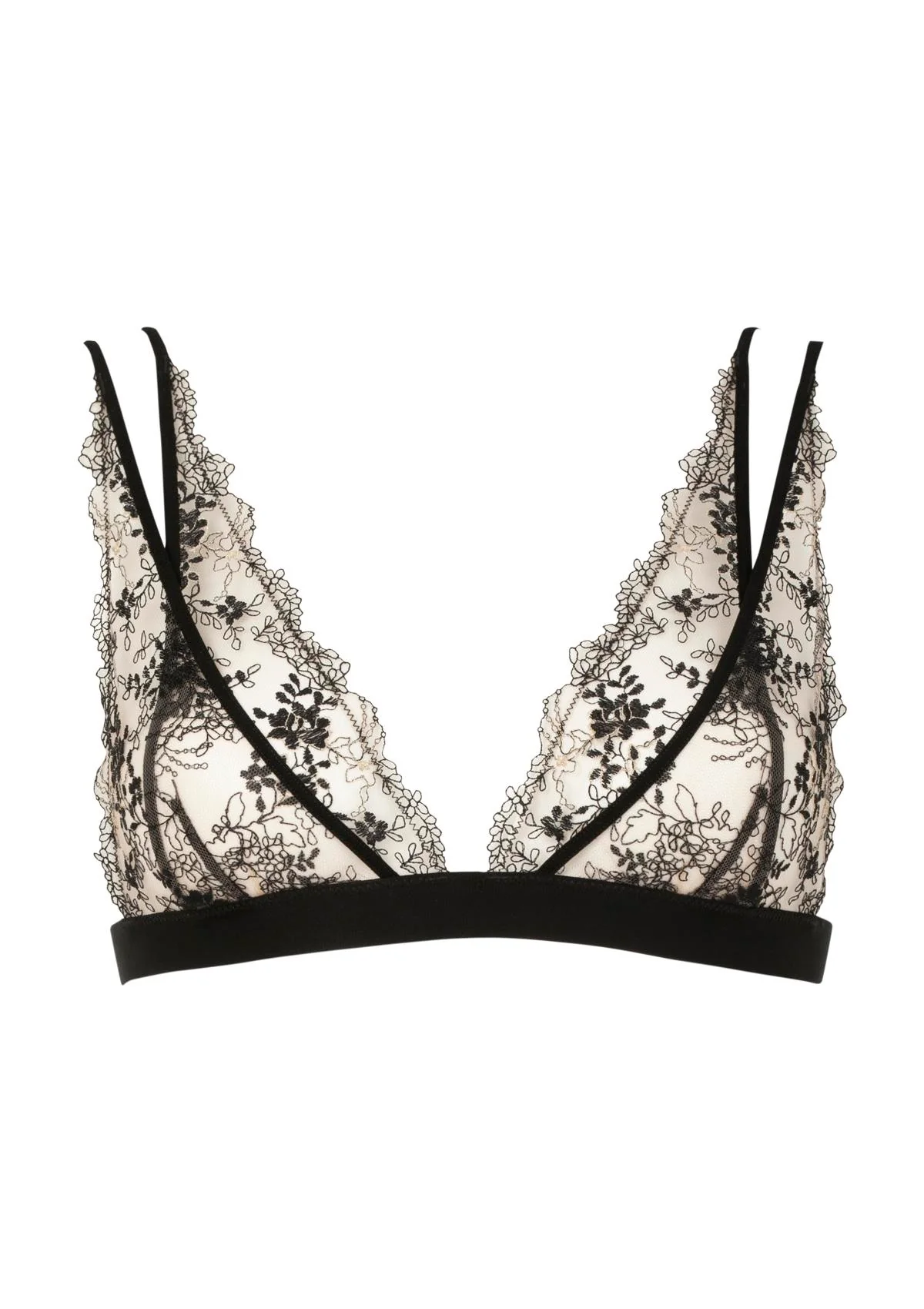 After Midnight Black Triangle Bra