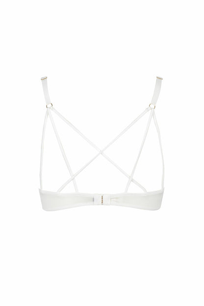 After Midnight Pearly White Underwire Bra