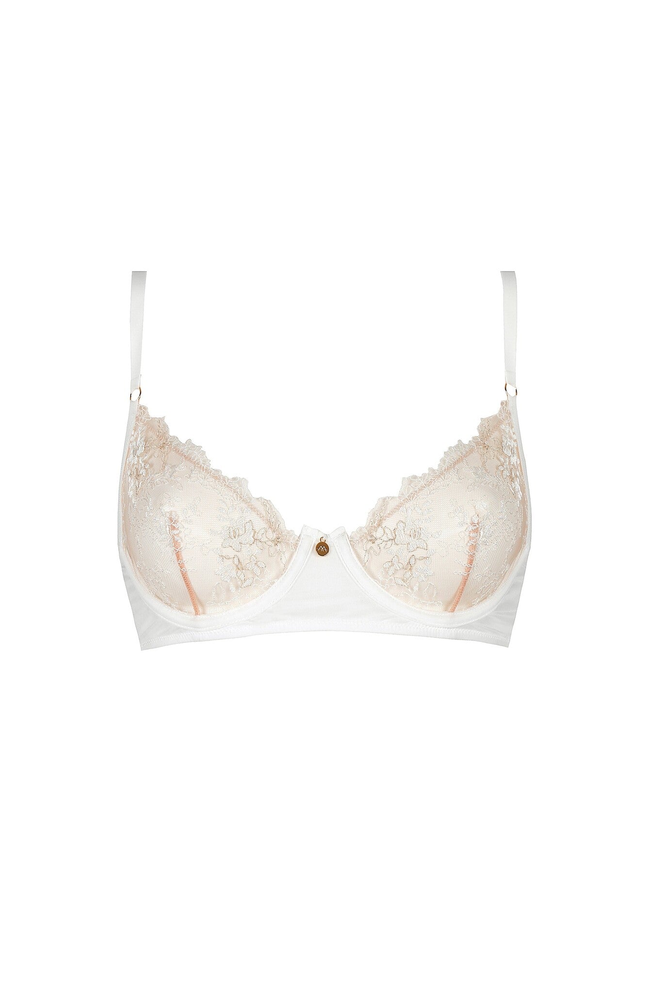 After Midnight Pearly White Underwire Bra