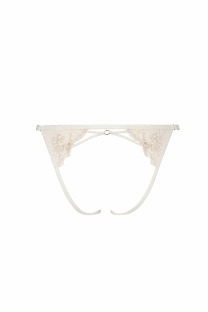 After Midnight Pearly White Open Panty