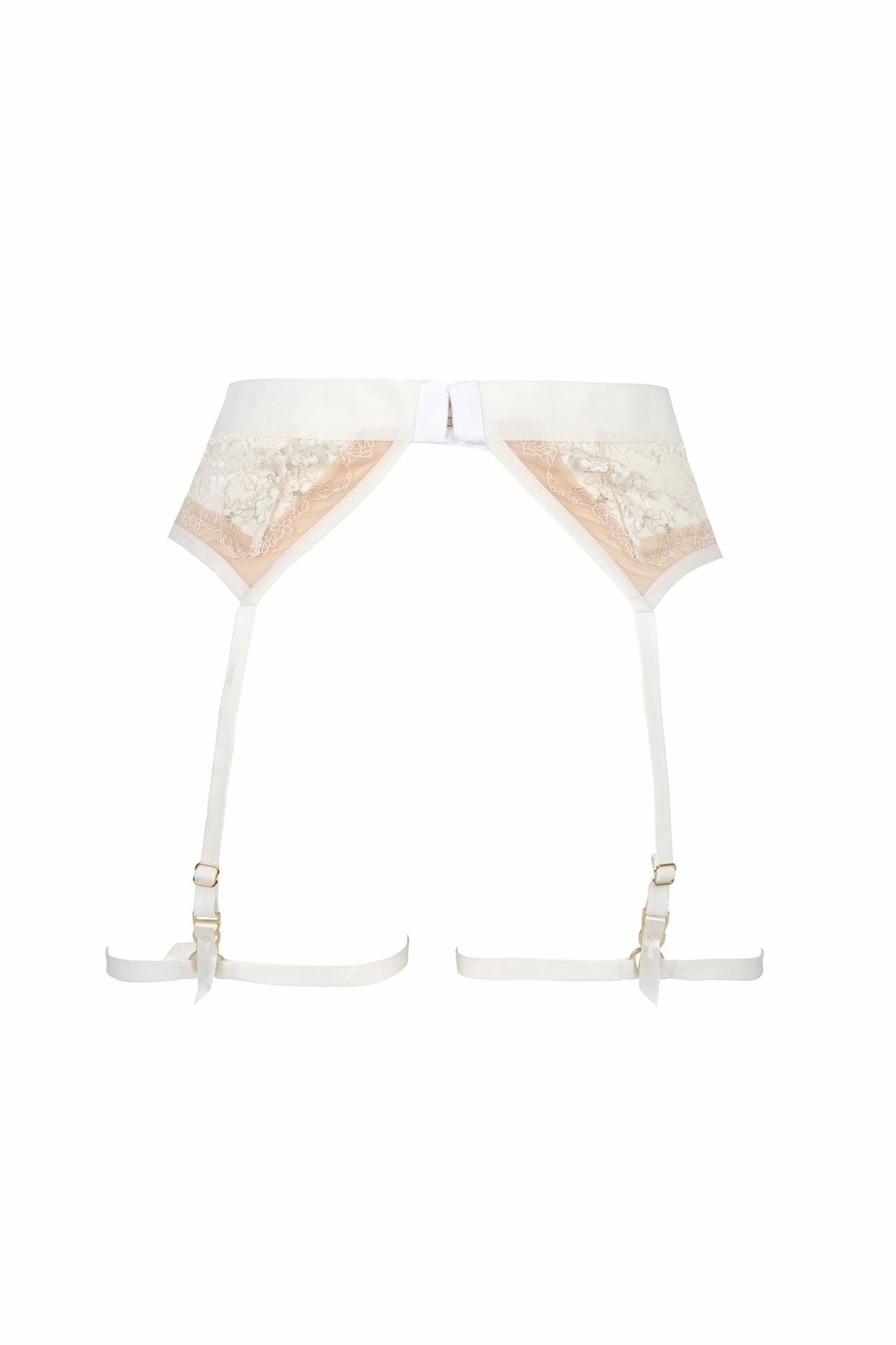 After Midnight Pearly White Garter Belt